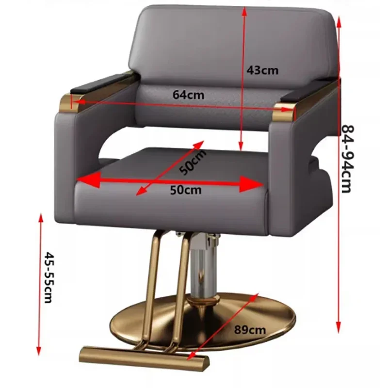 Women Dressing Barber Chair Luxury Portable Cheap Beauty Designed Salon Chair Hairdressing Makeup Silla De Barbero Furniture