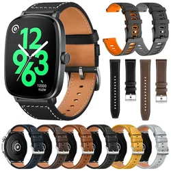 20 22mm Watch Strap For Haylou Watch 2 Pro RS5 R8 S8 Bracelet For Haylou Solar Plus RT3 LS05 RS4 RT3 GST LITE Leather Watch Band