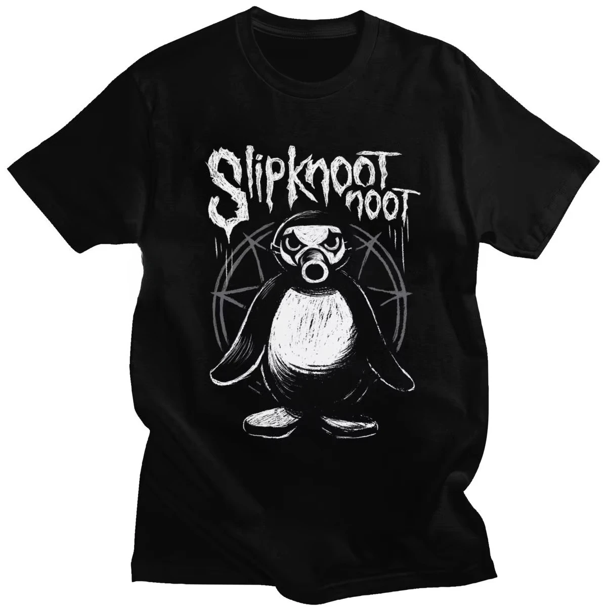 2026 New  Novelty Noot Noot Pingu Tshirts for Men Cotton Funny T-Shirts Penguin Meme Funny Cartoon Tees Street