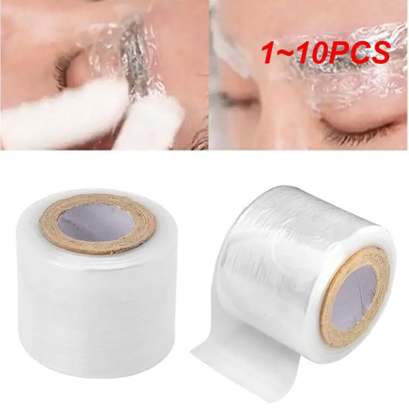 1~10PCS Tattoo Lip Eyelash Eyebrow Plastic Wrap Remove Individual Eyelash Extension Grafting Accessories Professional Makeup