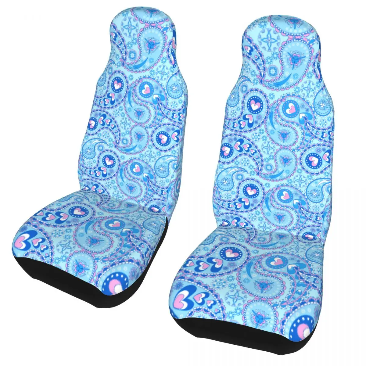 Paisley Universal Car Seat Cover Protector Interior Accessories Geometric Abstraction Style Car Seat Protector Seat Protector