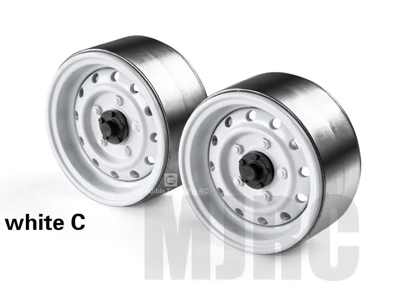 إطارات ويلوك معدنية مقاس 1.9 بوصة جنوط محور عتيقة لتسلق 1/10 Rc لأجزاء traxxas Trx4 المدافع Trx6 محوري Scx10 Rc4wd ذاتية الصنع