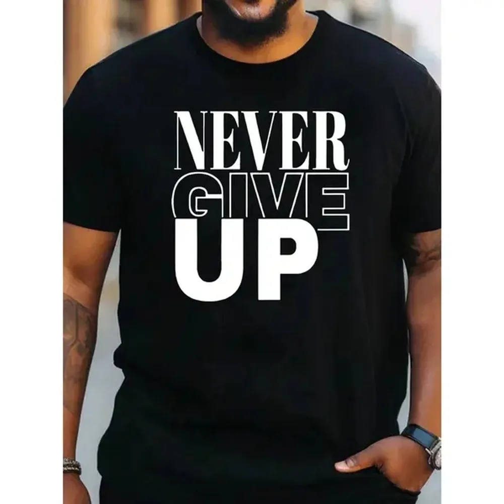 100% Cotton Inspirational T - Shirt With 