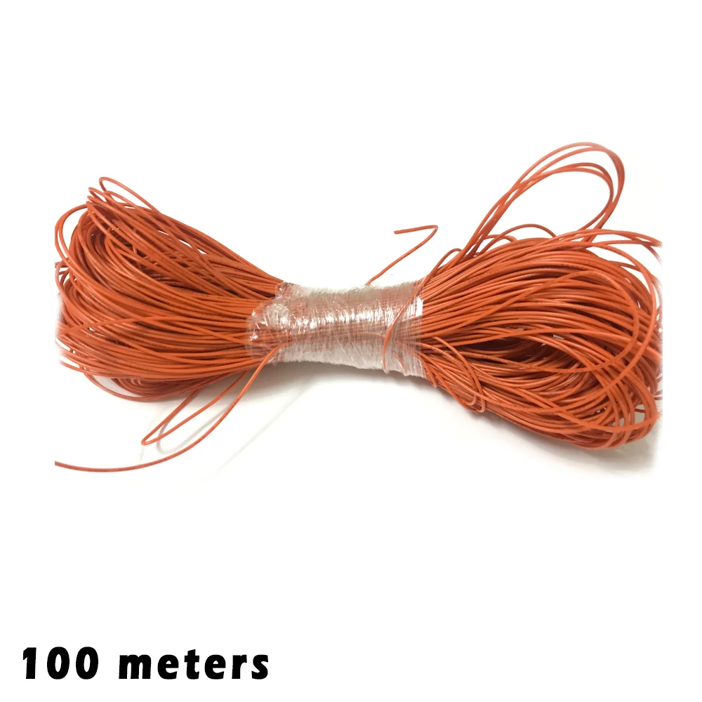 UL1007 Flexible Stranded of AWG24 Heat Wire 100 Meters Power Cord Cable Extension Cord Heating Cable Copper Wire connector