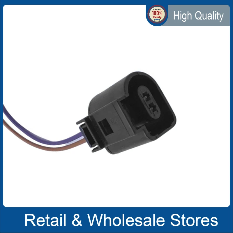 10pcs Fog Light Lamp Wiring Plug Pigtail Connector 1J0973722 for Audi A6 Allroad Quattro VW Jetta Golf GTI MK4 Passat 2 Pin