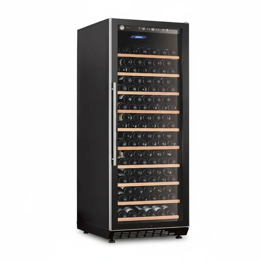 # for Freestanding Wine Fridge, 193 Bottle 450L Beech Wood Shelves, Compressor Wine Cooler, Large Capacity Cellar Home Kitchen