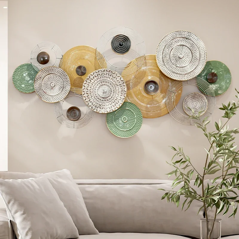 

Creative Retro Living Room Sofa Background Wall Decoration Pendant Dining Room Wall