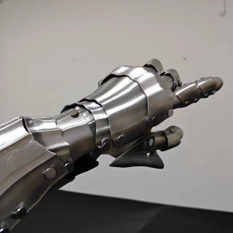 Technology Cyberpunk Cosplay Prop Knight Mechanical Hand Arm Armor Unisex 3D Printing Gothic Vintage Battlegear Accessory - view 3