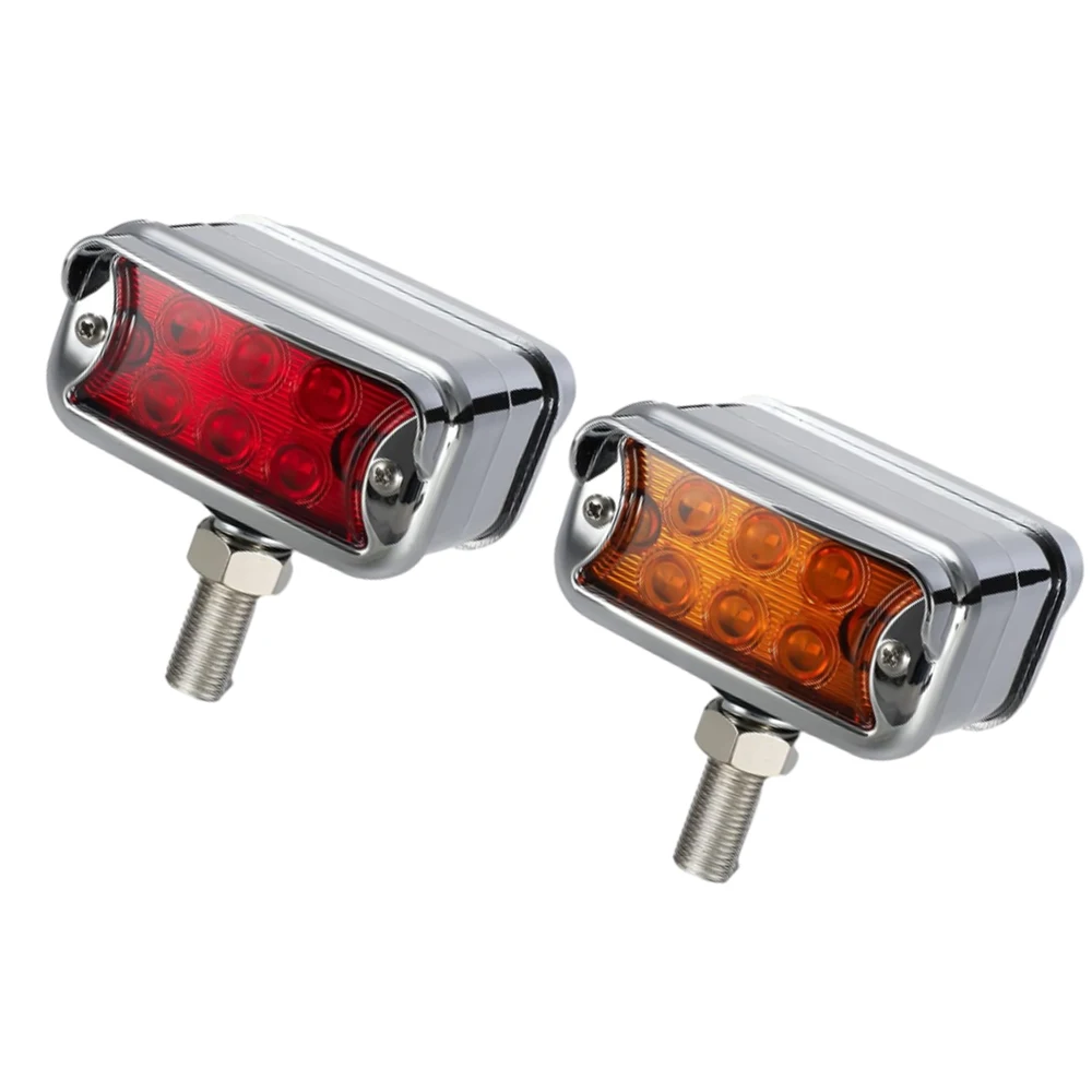 10-30 فولت 2 قطعة LED سيارة المزدوج الوجهين الجانب بدوره إشارات الذيل أضواء الفرامل شاحنة مقطورة الحافلات عربات إشارة المؤشر
