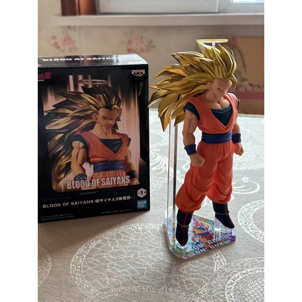 

BANPRESTO DRAGON BALL Genuine Original BLOOD OF SAIYANS Super Saiyan3 Son Goku Action Figure Collectible Doll Statuette in Stock