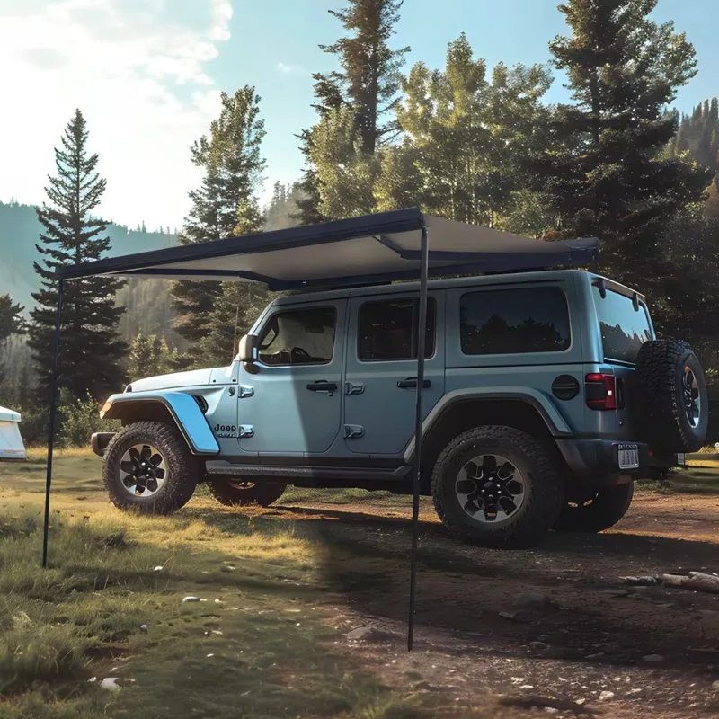 アルミ製RVオフロードRVトラックキャンピングカーオフロード車自動オーニング