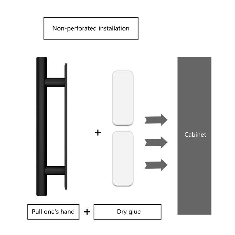 2 قطعة خزانة خزانة سحب مقبض الباب نافذة انزلاق الباب سحب سهلة التركيب انخفاض الشحن