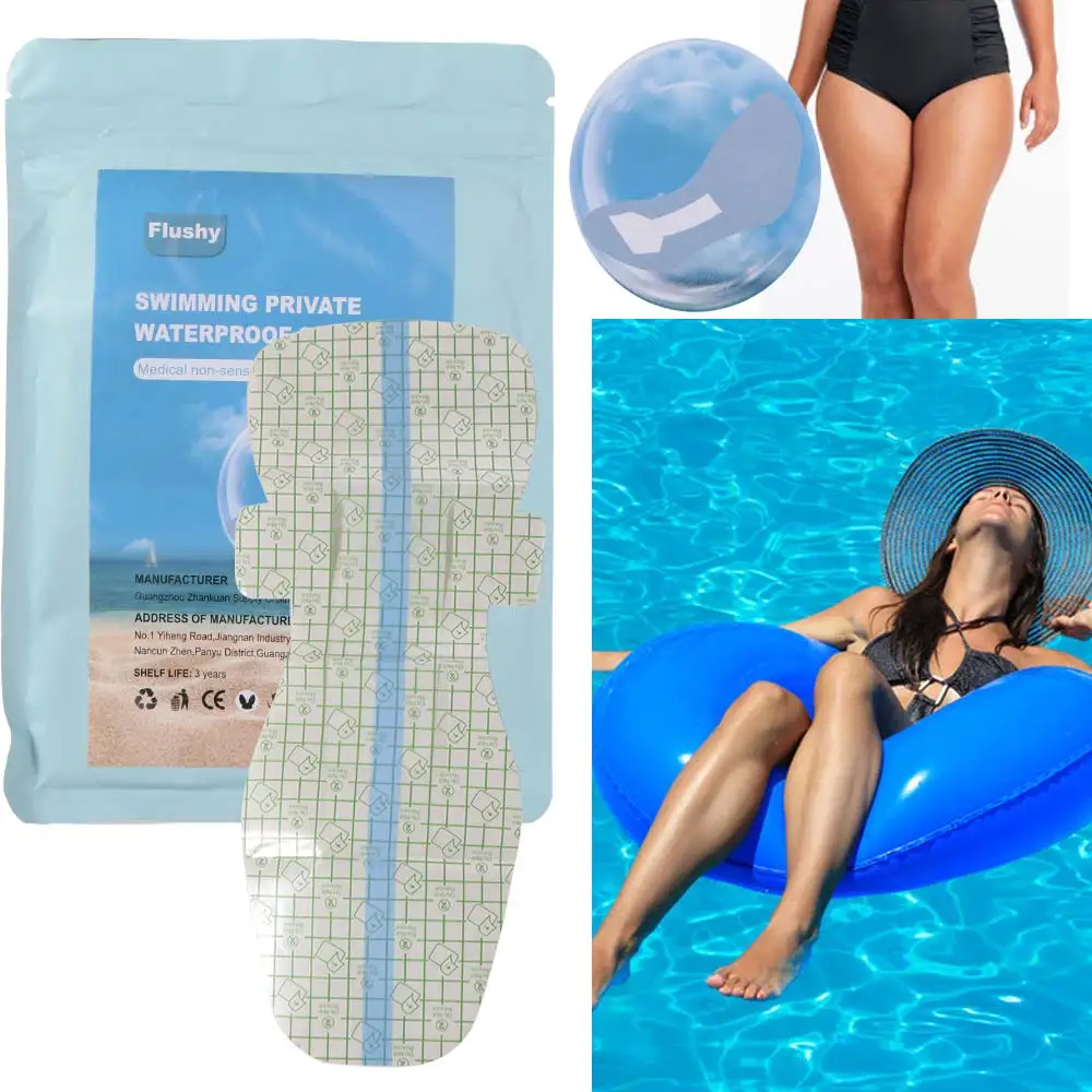 Hygienic Liners Private Swimming Sticker Anti-fouling Intimate Stickers Women's Swimming Stickers PU Clear Adhesive
