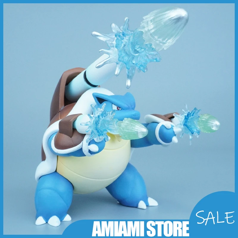 

15 см Pokemon Mega Blastoise Фигурка Сквиртл Тип воды Статуя Покемона Настольная модель Коллекционная модель игрушки для детей Подарки