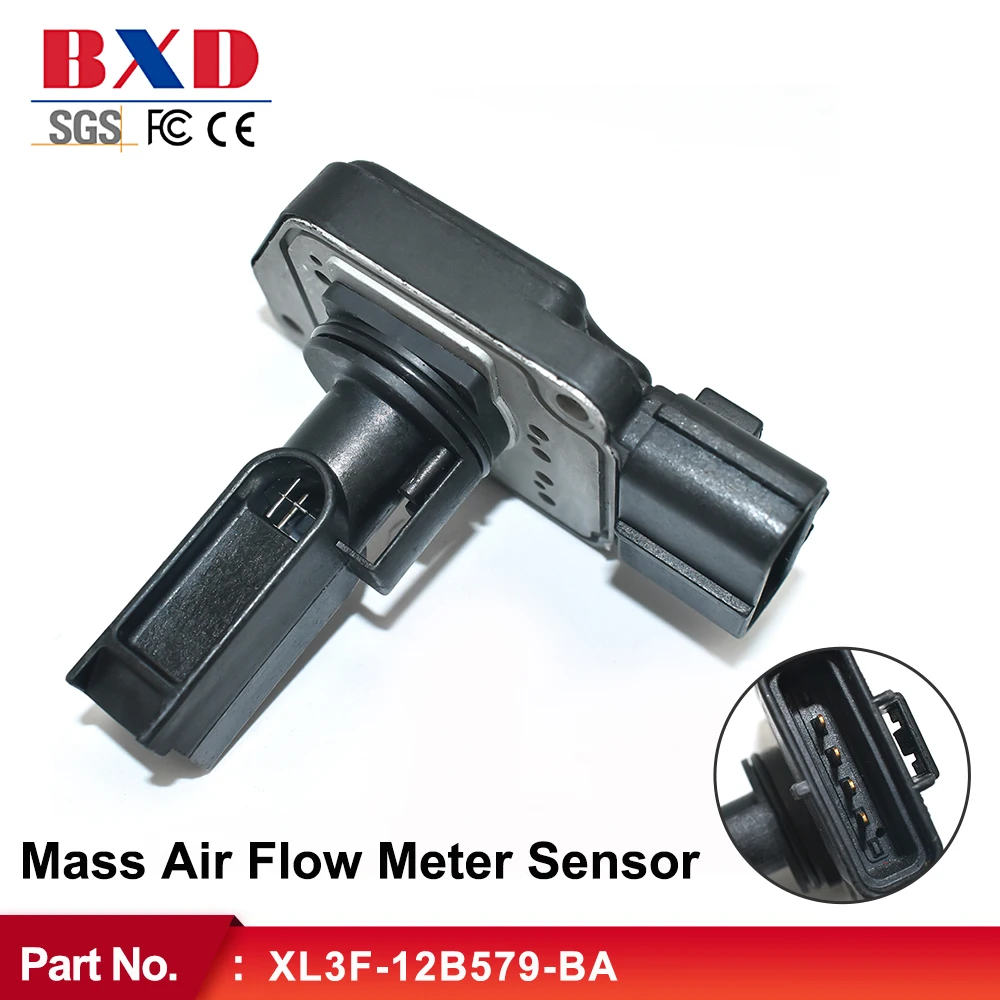 

MAF Mass Air Flow Meter Sensor XL3F-12B579-BA AFH80-06C F81F-12B579-BA For Ford E-150, Lincoln Aviator, Mercury Mountaineer