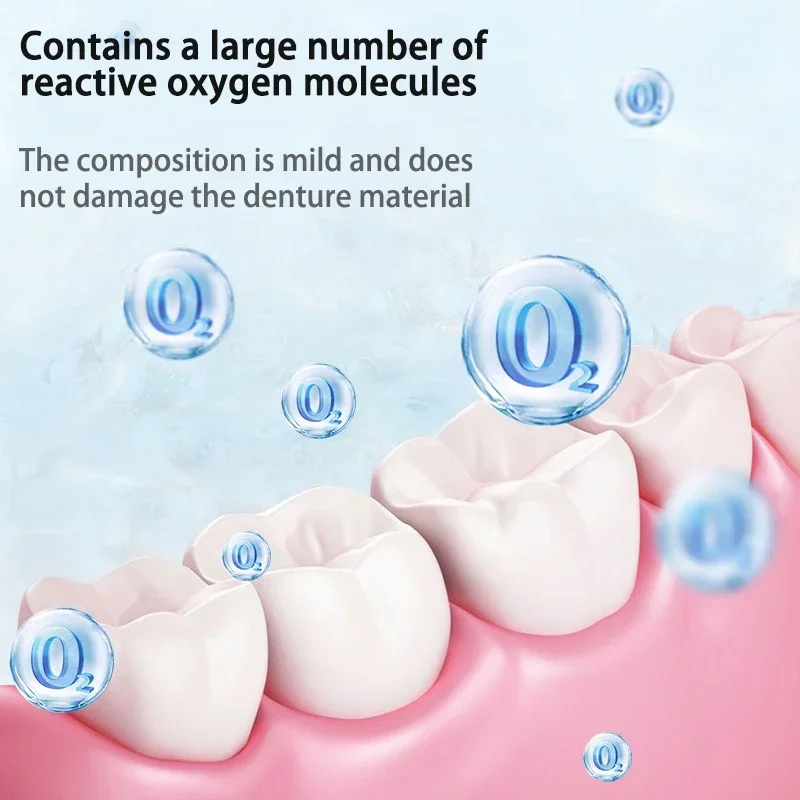 أقراص تنظيف أسنان ، تعقيم فوارة ، العناية بالفم ، إزالة بقع الأقواس ، 30