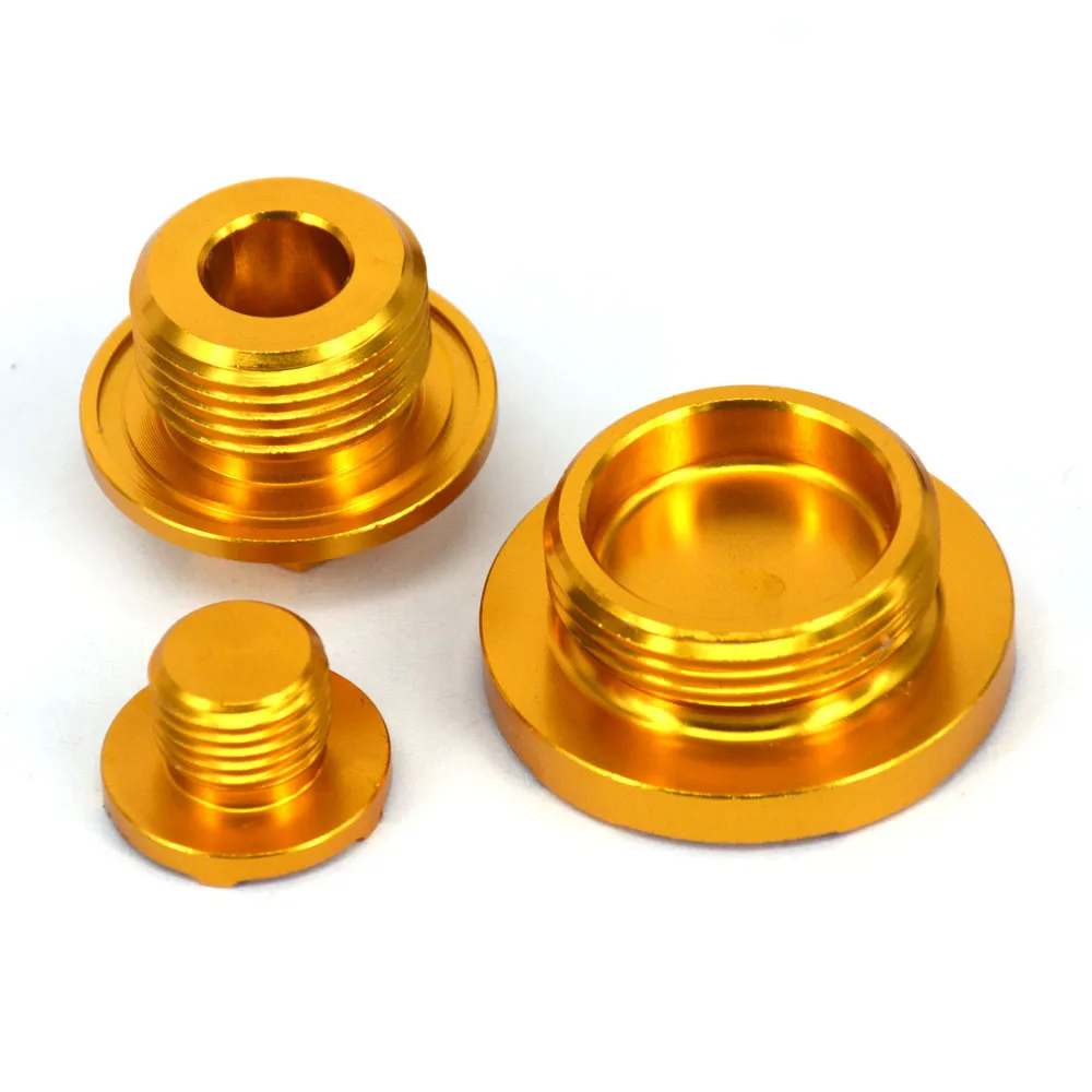 CNC Engine Timing Plugs Oil Filter Plug Cap For Suzuki RMZ250 2007-2019 RMZ450 2005-2019 RMX450Z 2010-2019 RMZ 250 450 450Z