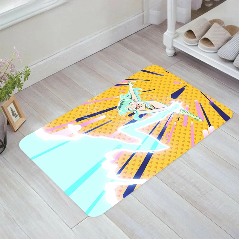 Urusei Yatsura Anime Floor Mat Kitchen Carpet Balcony Carpets Rugs Home Doormat Entrance Door Aesthetic Room Decoration Foot Rug