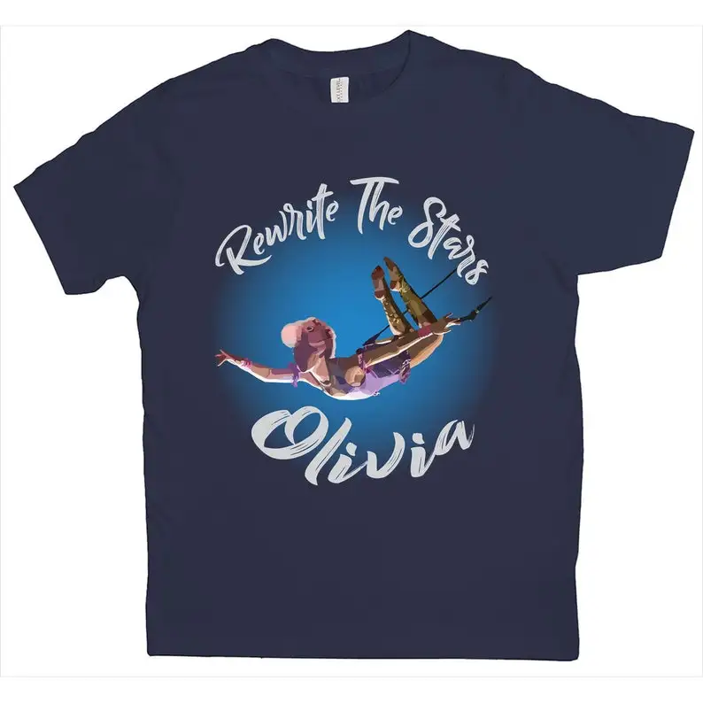 Customisable Personalized Greatest Showman Trapeze Artist Birthday Gift T-Shirts (Youth Sizes)