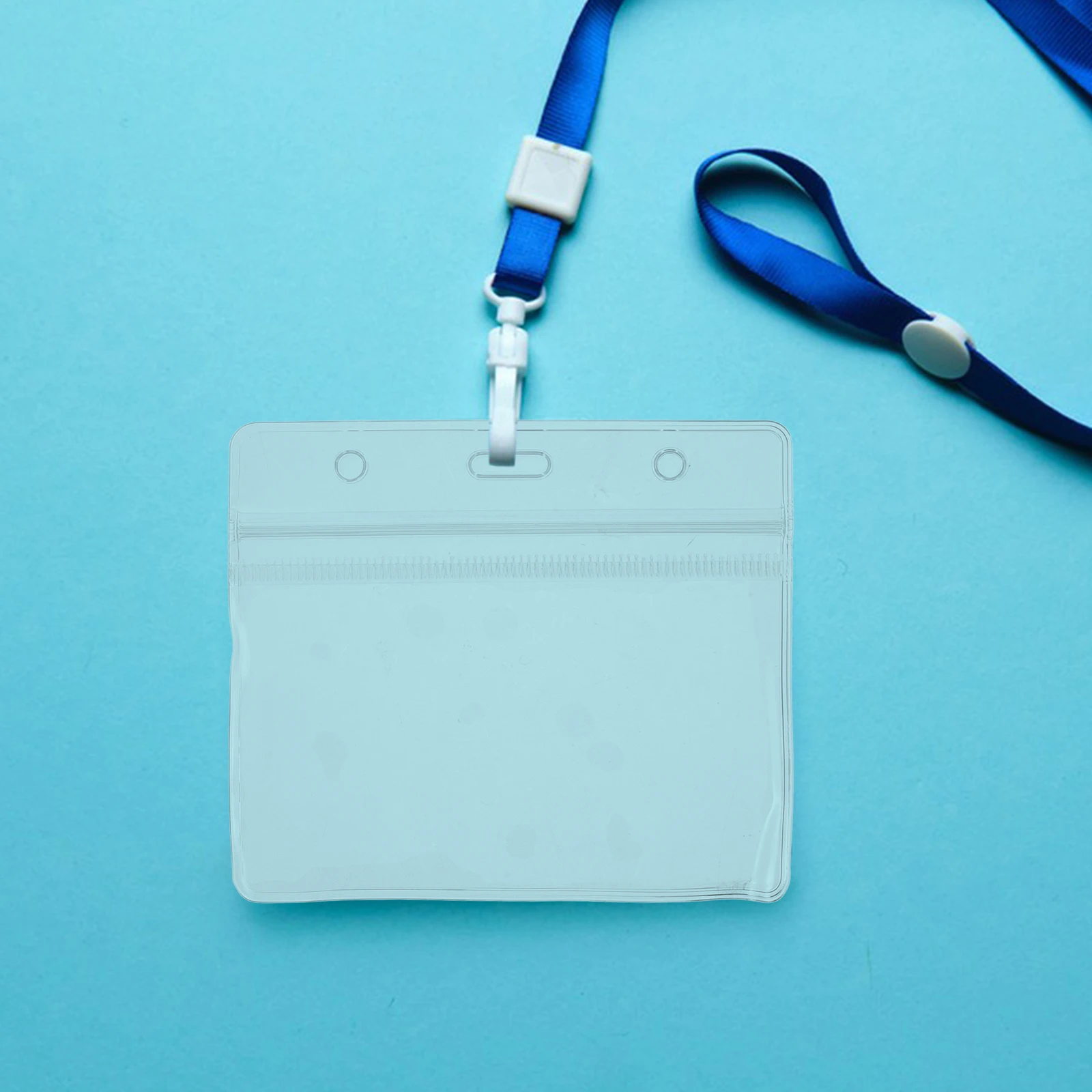 

40pcs ID Case Name Badge Holder Clear Card Sleeves Horizontal Transparent Protectors PVC Cards Covers Storage Display