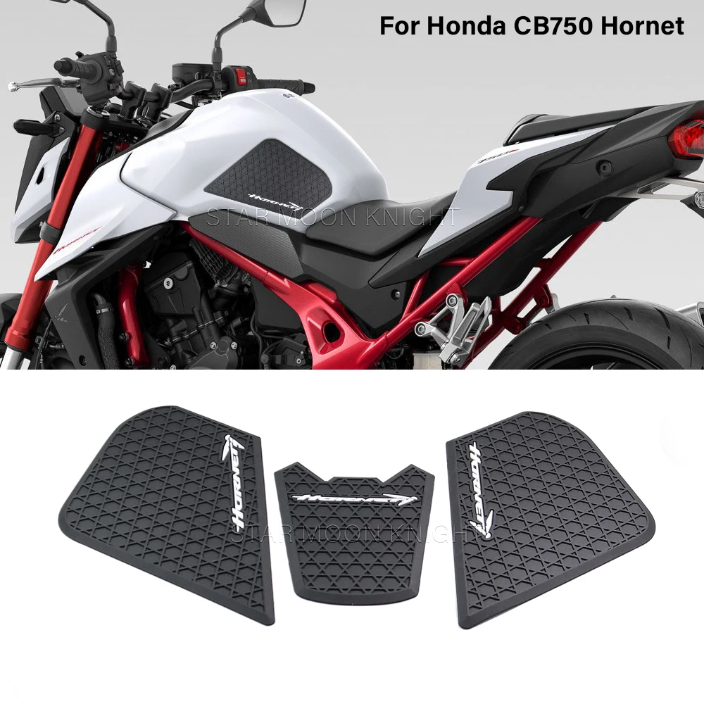 Rubberen Brandstofstickers Voor Honda Cb750 Hornet Cb 750 2023-Motorfiets Antislip Tankpad Sticker Knie Grip Tractie Pads