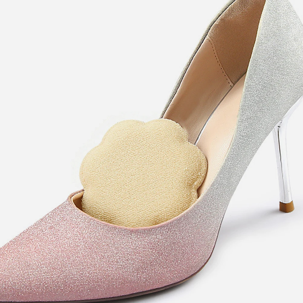 

3Pairs High Heel Cushion Insert Pads Anti-Slip Forefoot Support Cushion Soft Breathable Comfort Pads for Office Work