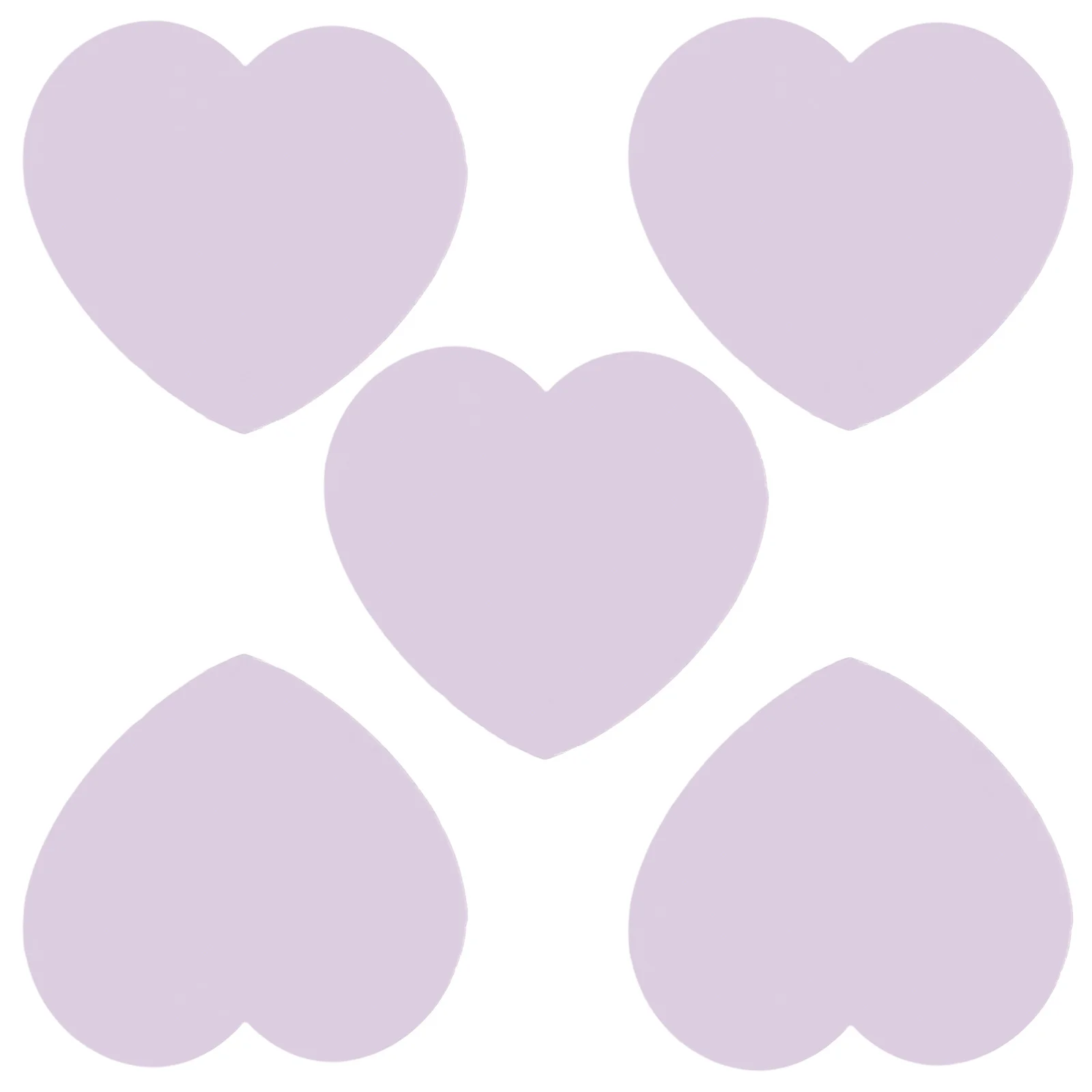 5 Books Rainbow Heart Note Stickers Tearable Removable Notepads for Schoolwork Family Reminders Message Boards Office Memo