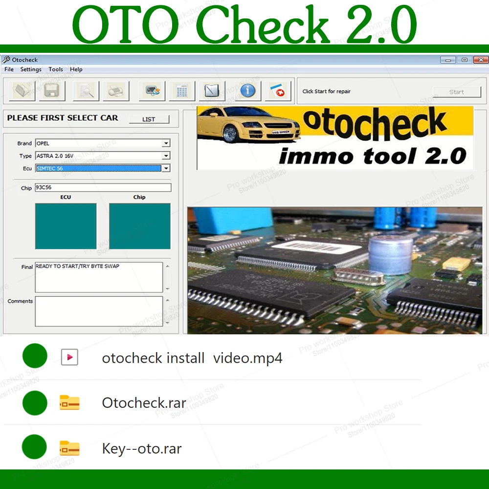 

Программное обеспечение для ремонта иммобилайзера автомобиля OTO Check 2,0 Otochecker 2,0 используется в ECU английский турецкий для французских оригинальных автомобилей всех OBDII автомобилей
