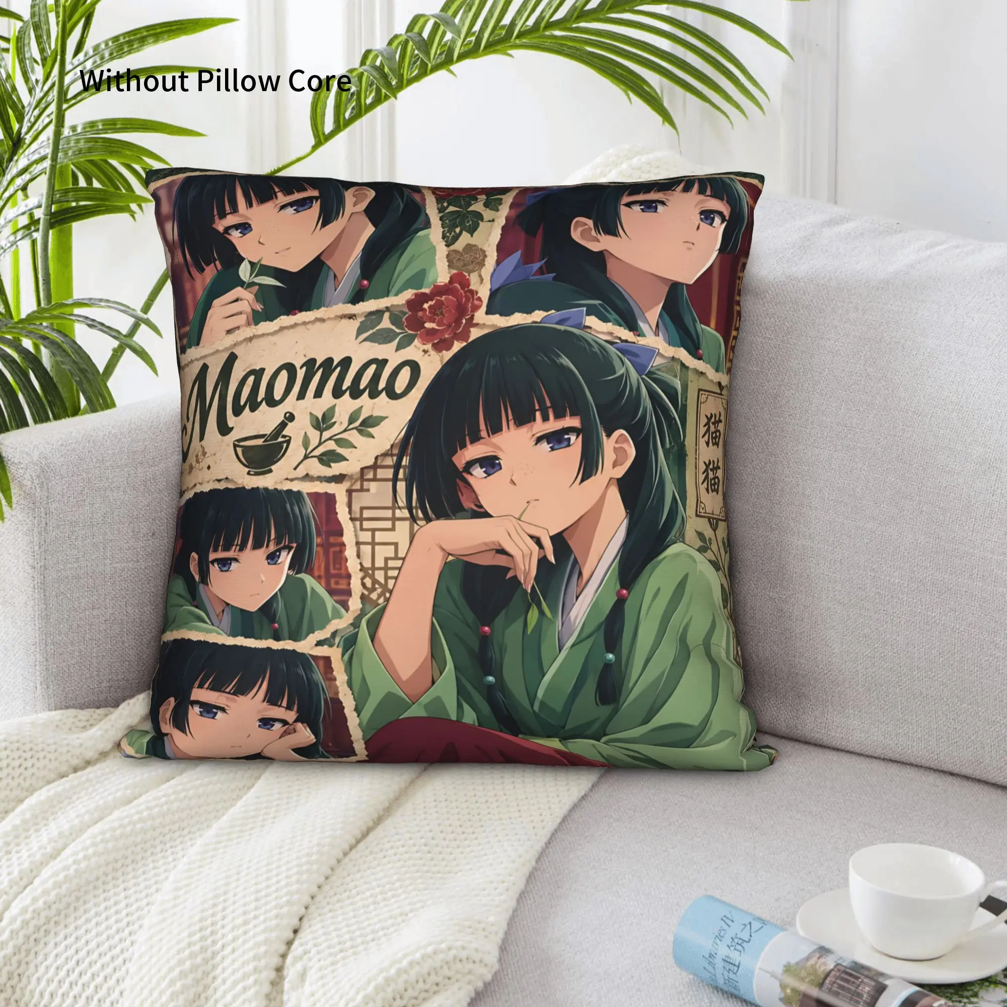 1PC The Apothecary MAOMAO Pillow Case Home Decor Items Double-Sided Printing  Sofa Cushion Bedroom Bedside Pillow