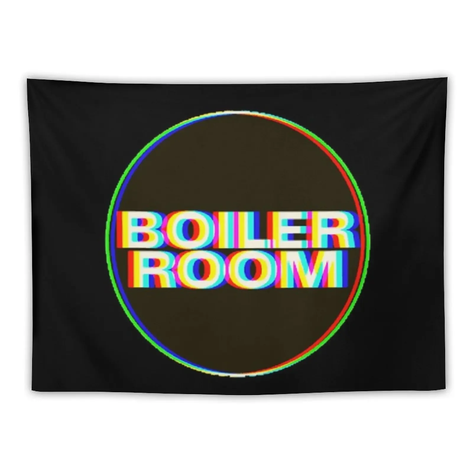 Boiler Room Color Glitch II Tapestry Room Decore Aesthetic Decoration For Bedroom Tapestry