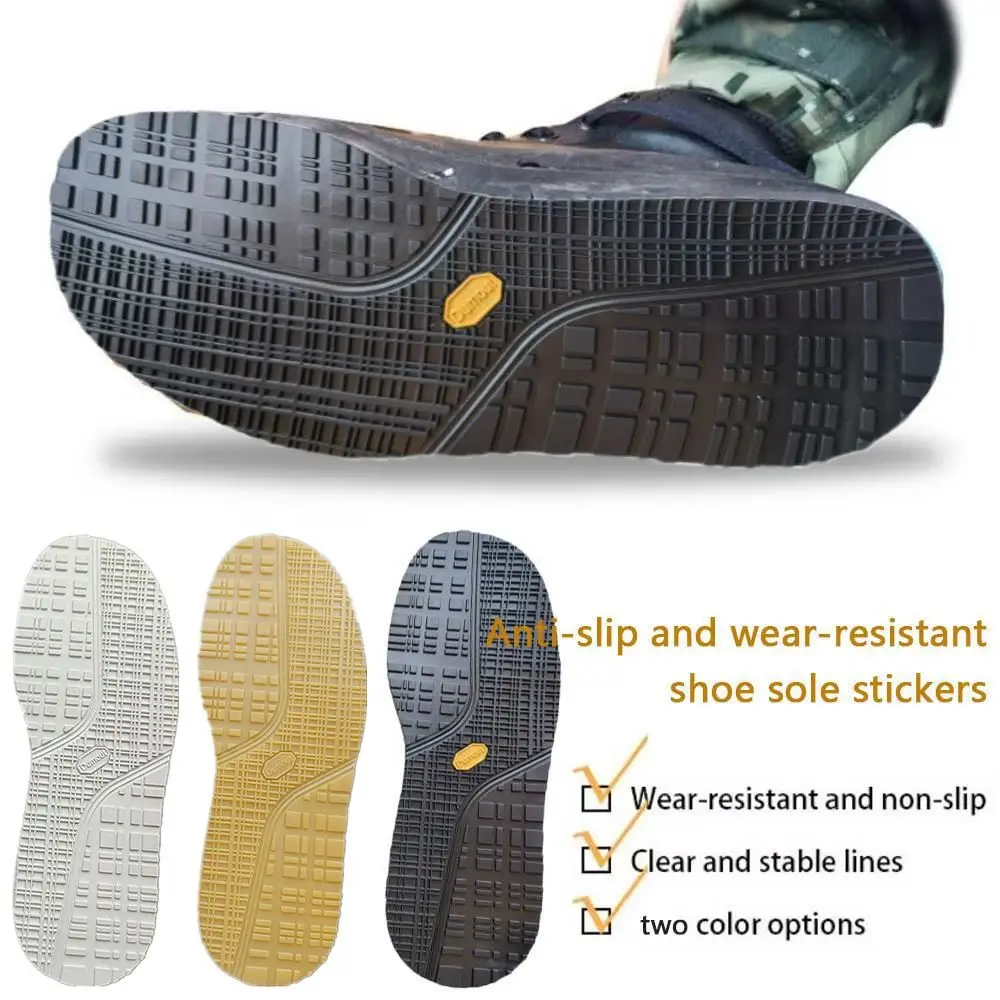 

High Quality Non-Slip Rubber Soles DIY Cuttable Replacement Sole Repair Stickers Wear-resistant Thicken Shoe Soles