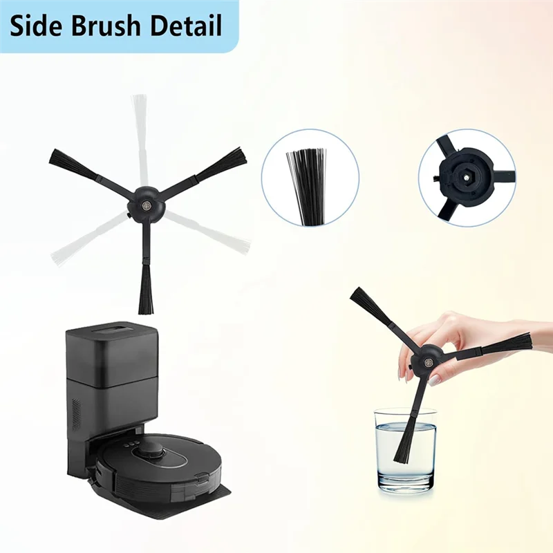 مجموعة ملحقات A74G لقطع غيار المكانس الكهربائية Roborock Q5 Pro / Q5 Pro+ / Q8 Max / Q8 Max+