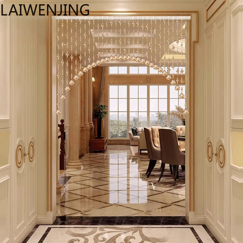 

HLZ partition curtain feng room free punching entrance decorative door curtain hanging curtain aisle household bedroom