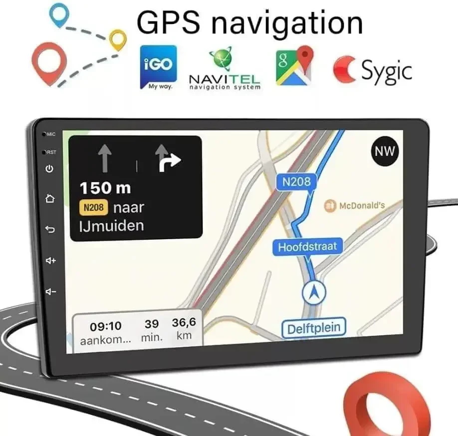 نظام ملاحة داخل السيارة Toyota 4Runner Android 13 لعام 2009-2019 مقاس 9 بوصة - يتميز مع CarPlay وAndroid Auto 2+32G #3