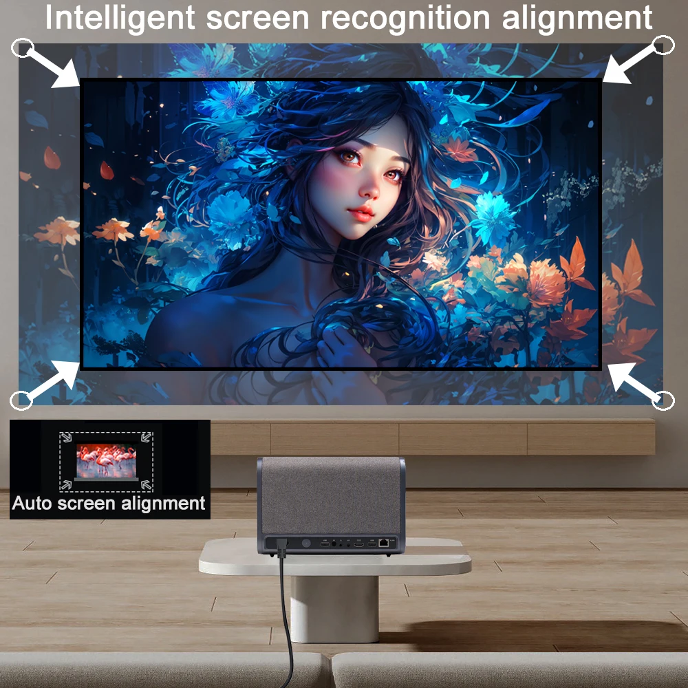 DITONG 2026 NEUER J10 Projektor Native 1080P Autofokus 4K HD Video Outdoor Smartphone Android Smart Home Theater LED-Projektor – Detail 11