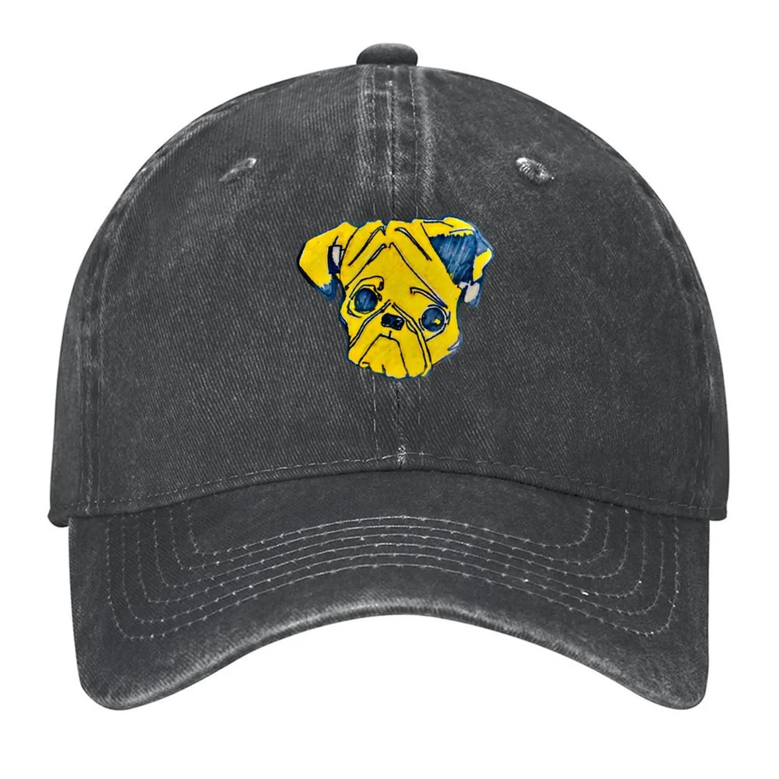 

Franken Pug Baseball Cap western Hat Sun Hat For Children dad hat |-F-| Mens Women's