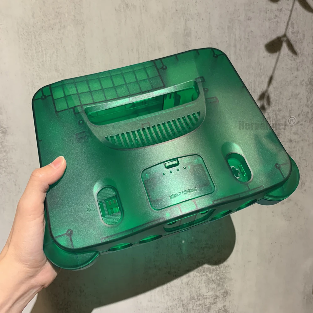 

For N64 Shell Translucent Replacement N64 Case Compatible For Nintendo 64 Retro Video Game Console