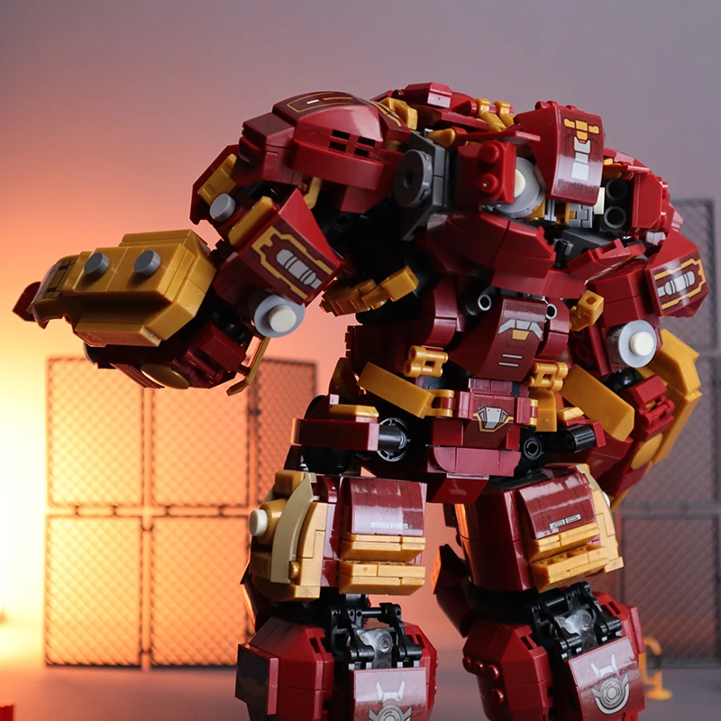 Blocs de construction de super-héros MOC, 2000 + pièces, briques Iron Man, figurines d'ornement Marvel, jouets DIY, cadeaux de noël pour enfants garçons adultes