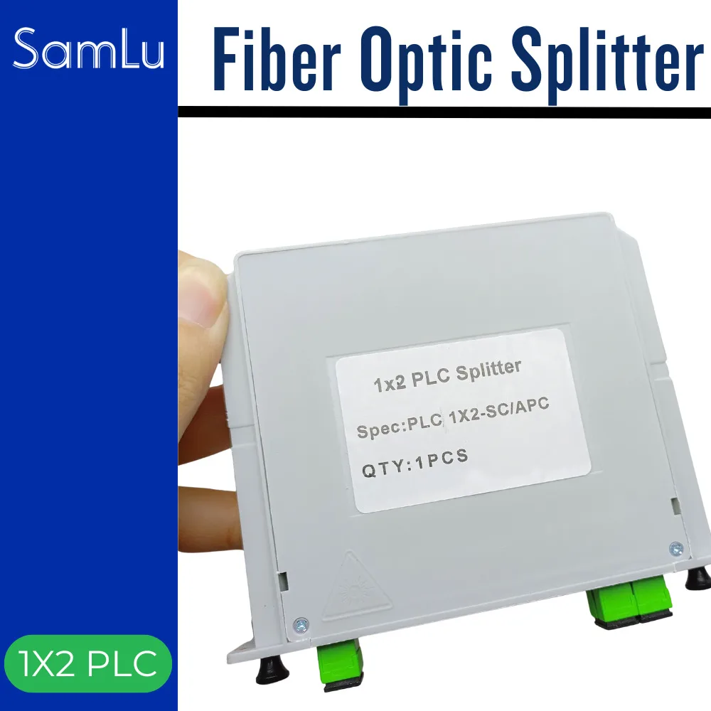 

Оптоволоконный разветвитель 1X2 1*2 SC APC UPC Кассетная коробка Подключаемый оптический разветвитель FTTH PLC Box Оборудование для связи
