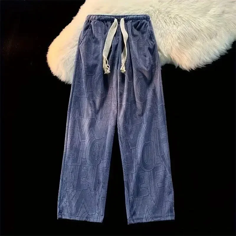 

New Men Fashiong Summer Flat Front Printed Drawstring Sweatpants Casual Pocket Sport Work Casual Trouser Pants Joggers Trouser