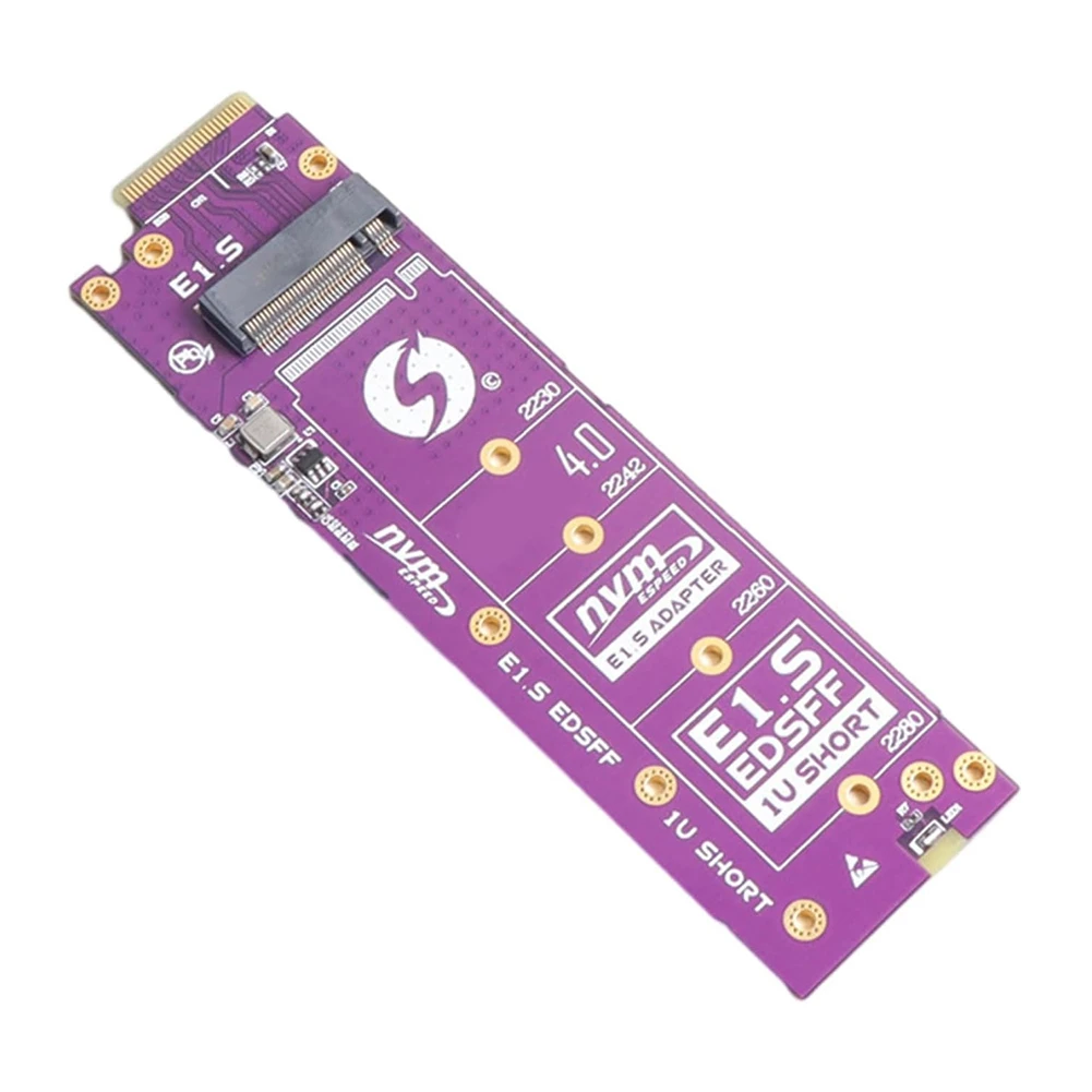 

Новинка — адаптер NVME M.2 — EDSFF E1.S SSD Riser Card Адаптер M.2 Key NVME — EDSFF SSD Преобразуйте карту PCIE 4.0 X4 Карта расширения