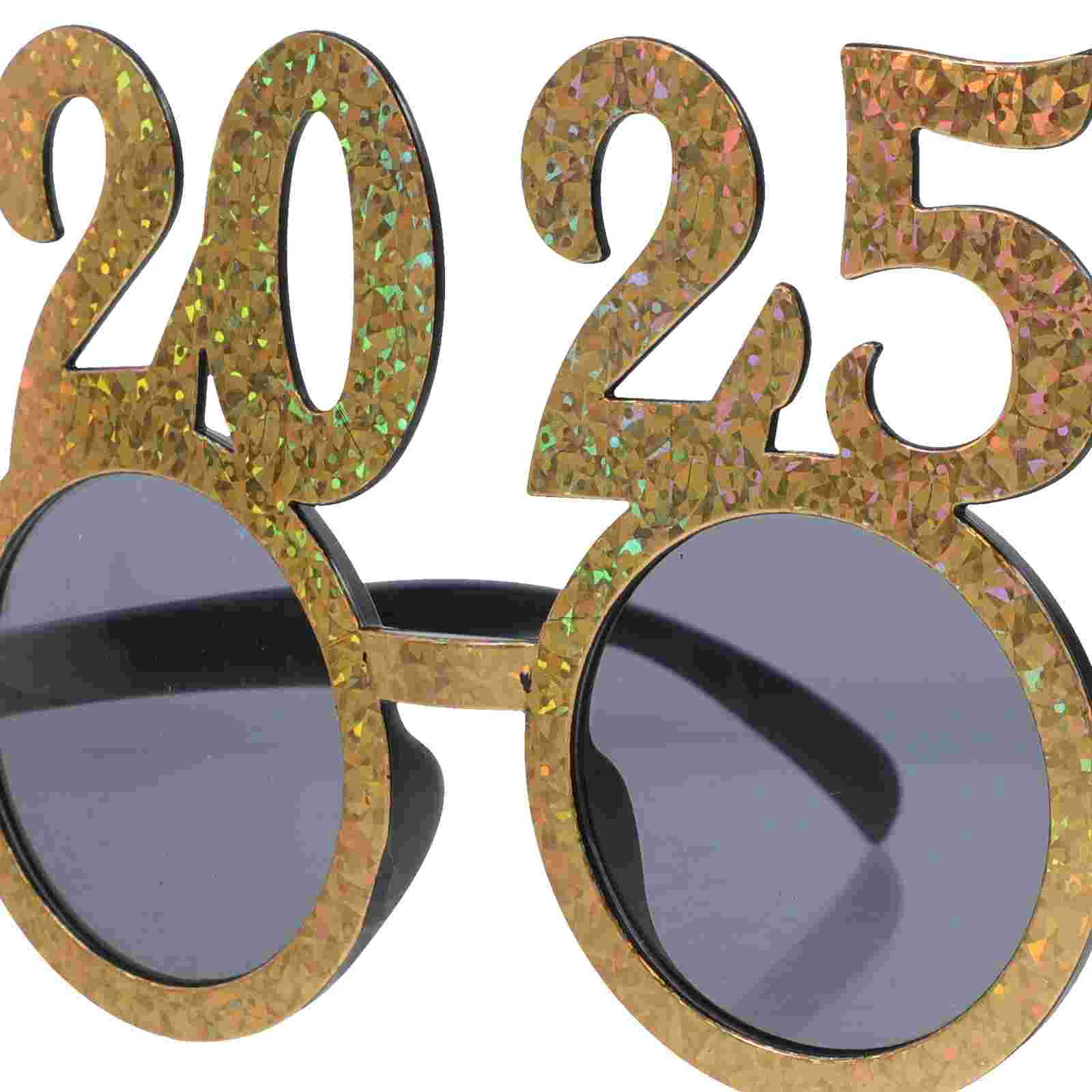2025 안경 졸업 안경, 새해 응원 파티 장식, 라운드 장식