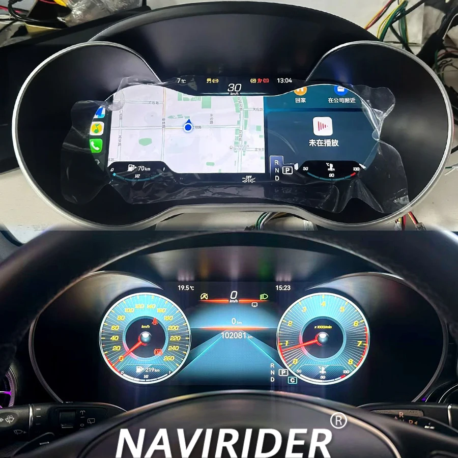 For Mercedes Benz GLC C Class 2015-2018 NGT 5.0 5.5 6.0 LCD Smart Cluster Speedometer Instrument 12.3