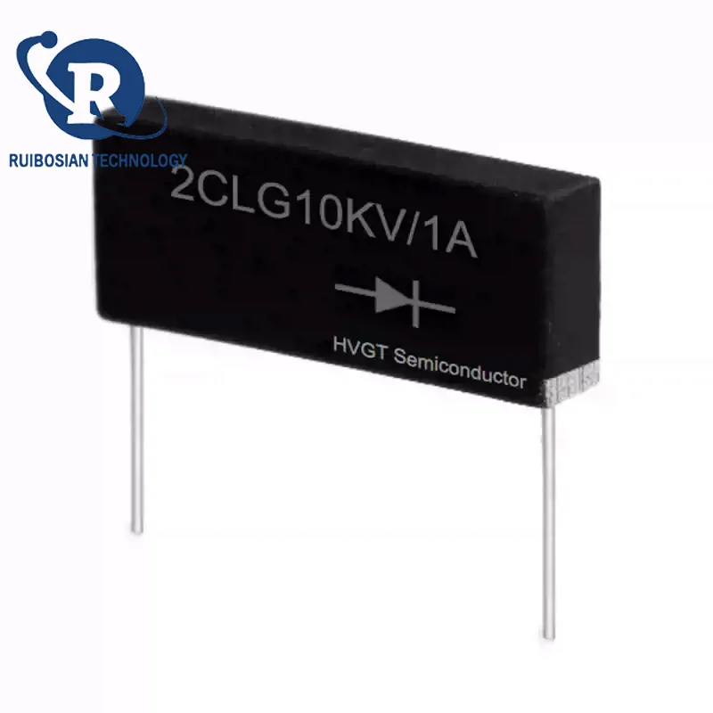 2PCS Original High voltage rectifier silicon stack 2CLG10KV/1A Quickly restore high-frequency diodes 100nS