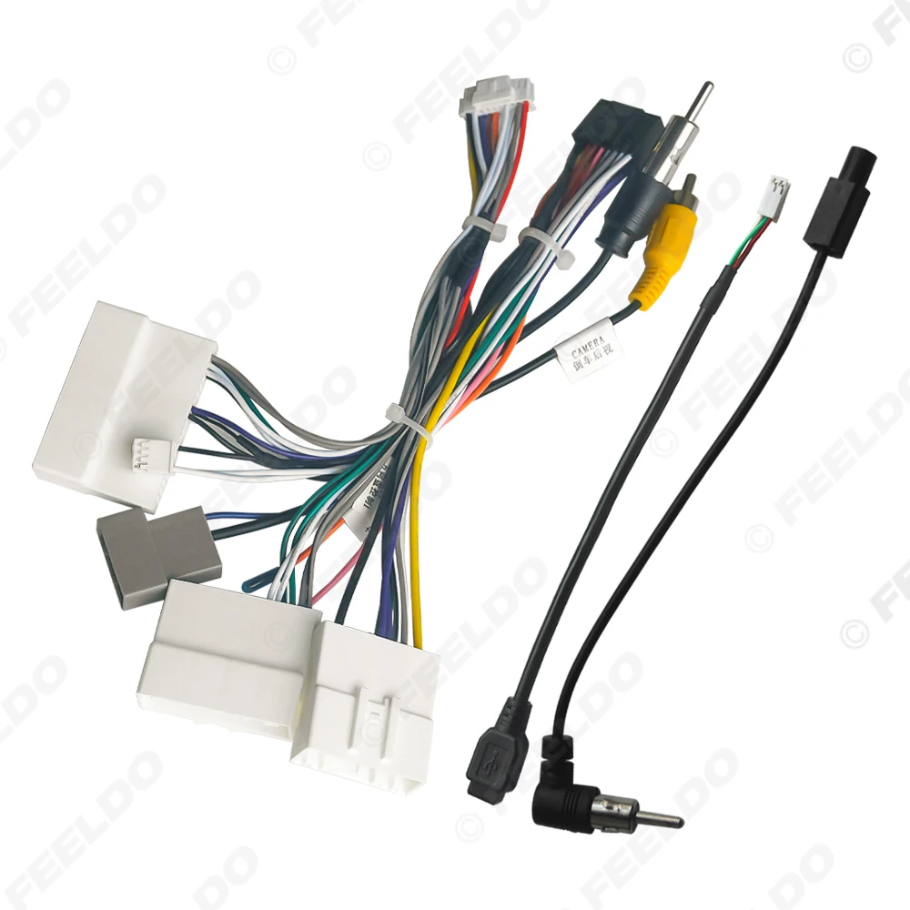 

Автомобильный 16-контактный адаптер жгута проводов FEELDO для Nissan Sylphy 2020