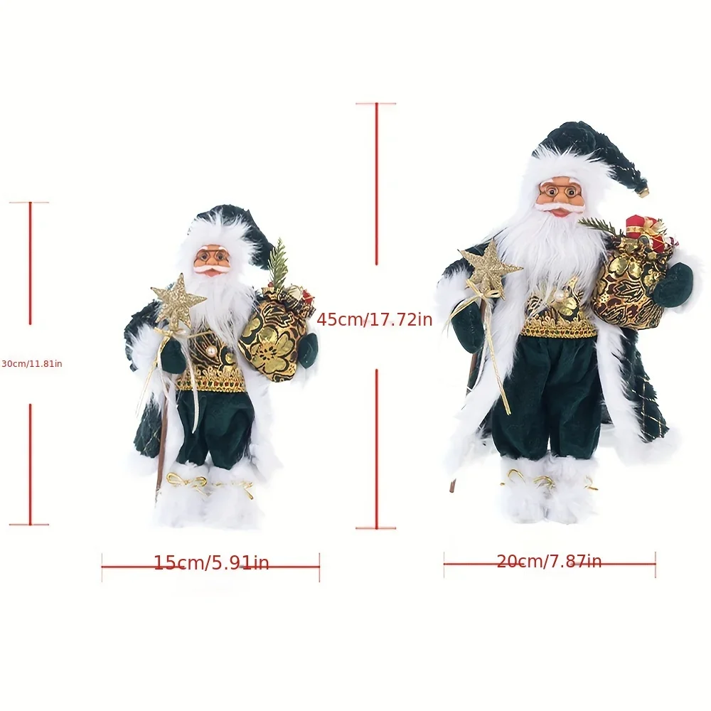 1pc Santa Claus Christmas Doll Party Decorations Props Christmas Tree Ornaments Xmax Gift Christmas Decorations for Home