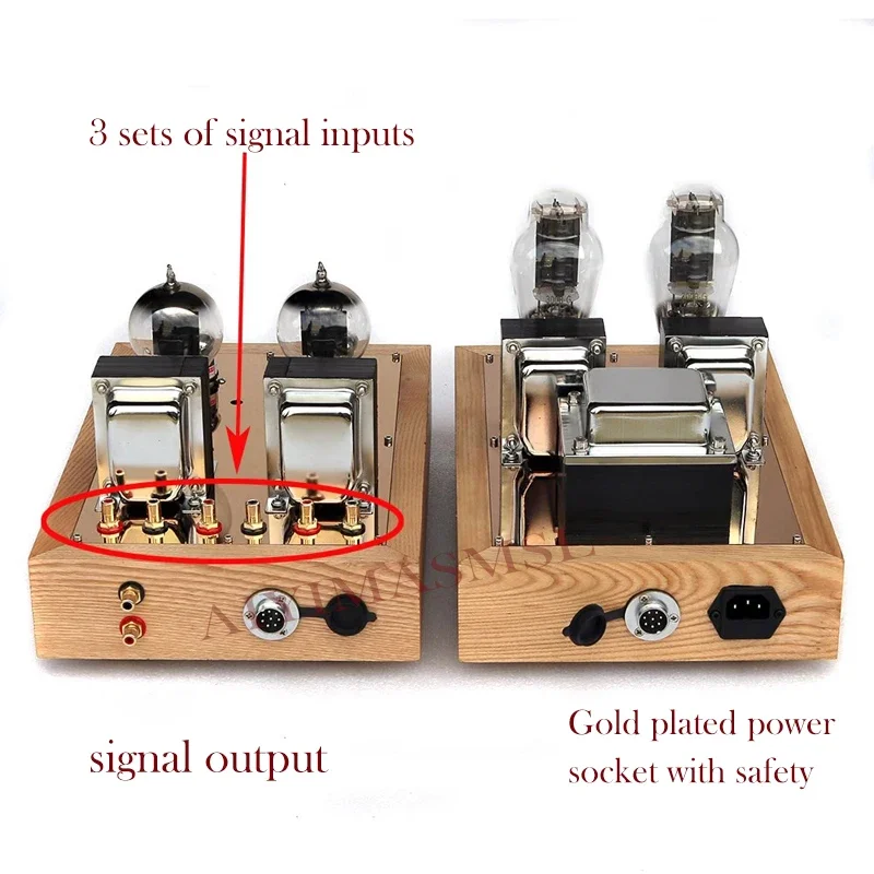 AIYIMA SMSL 717A Push 101D Split type Vacuum tube preamplifier 300B Tube Rectificat Pure manual welding Preamp Amplifier Audio