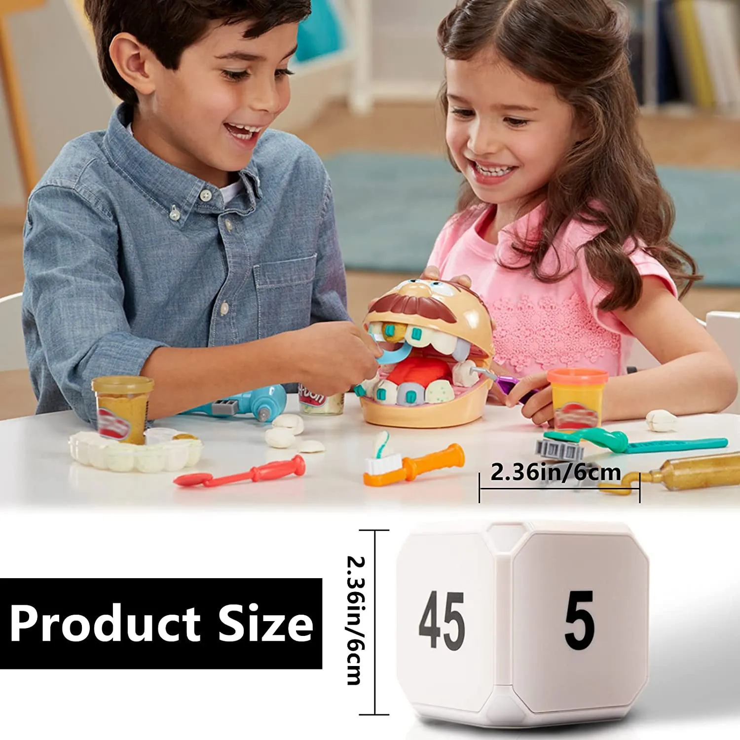 PERFECT MODERN Cube-Timer Kitchen Timer Gravity Sensor Flip Meditation Timer For Time Management And Countdown 5-15-25-45 Min