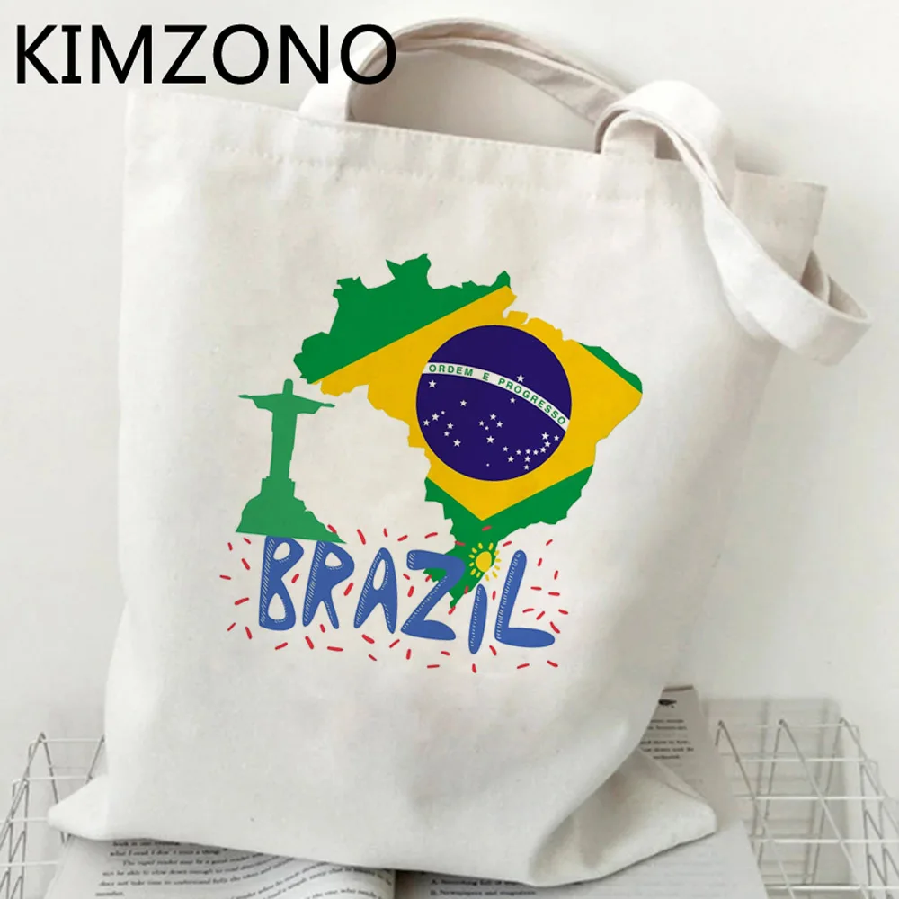 Brazil shopping bag shopper eco bolsa bolso bolsas de tela tote bag bolsa compra sacola sac toile