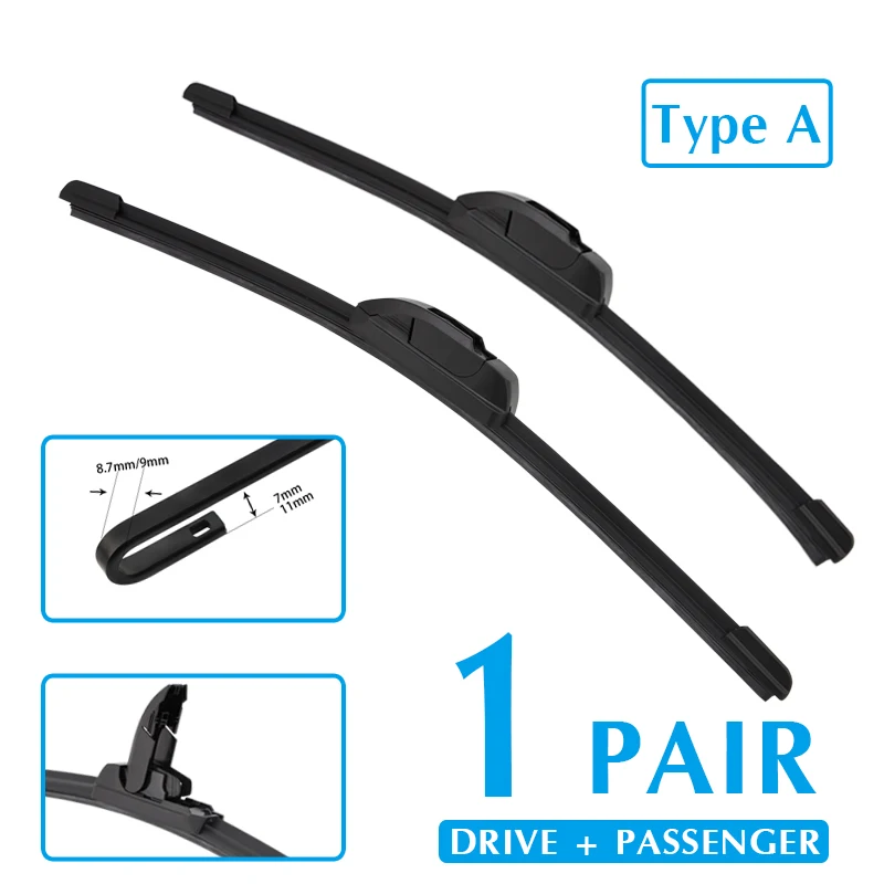 Originele BMW Ruitenwisser Set – Passend Voor E46 3-serie, Waaronder 325i, 330Ci, M3 En Meer – OEM-kwaliteit, Paar